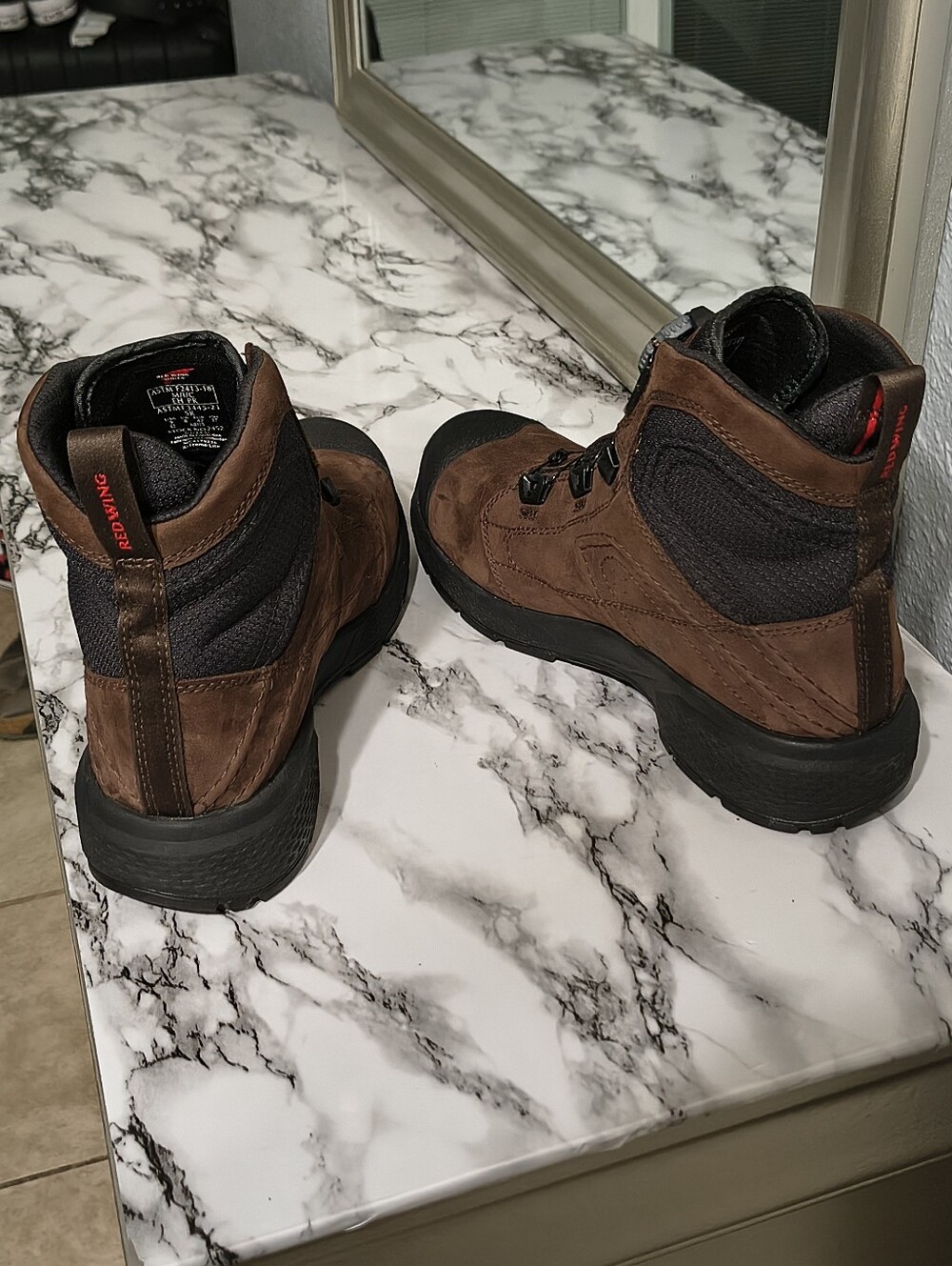 Red Wing 2452 Exos lite Brown BOA Work Boots - Picture 5 of 9